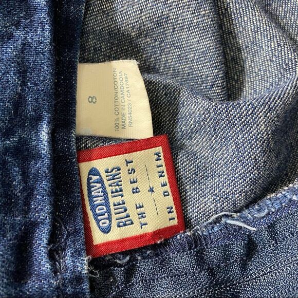 Vintage Old Navy Mini Jean Denim Skirt Y2K 2000s Hipster - Picture 9 of 9